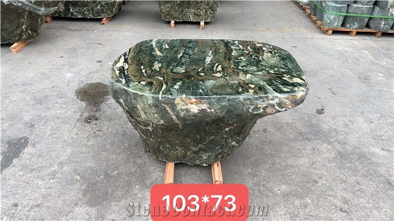 Natural Stone Outdoor Furniture Table Chair