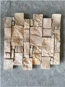 Faux Stone Yellow Limestone Color Side Clay Culture Stone