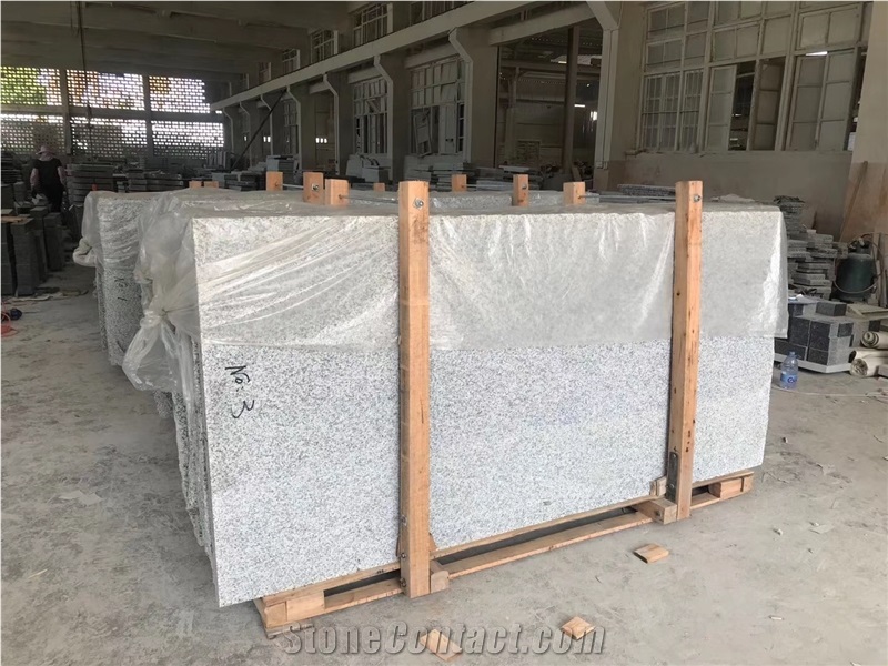 China Jilin White Granite Slab
