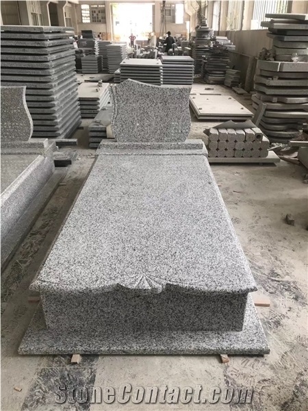 Granite White Tombstone Export Eastern Europe
