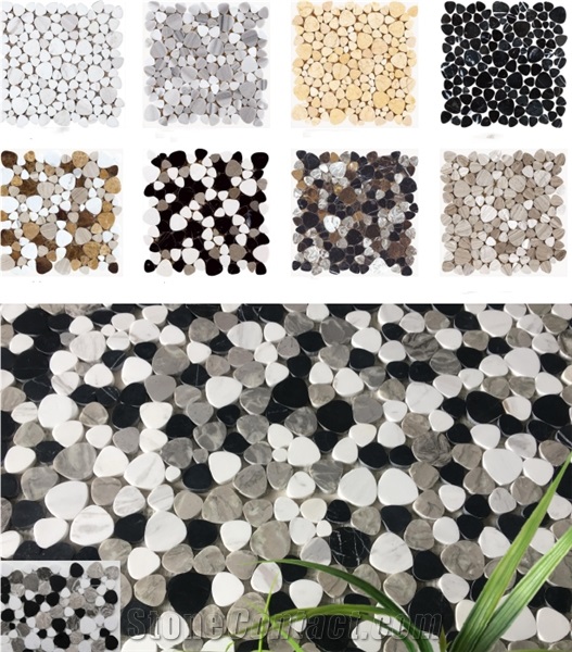 Hot Sale! Pebble Mosaic Marble, Free Design, Customer Size