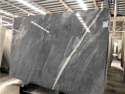 Palissandro Blue Nuvolato Marble Slabs From Italy, 20Mm Thick