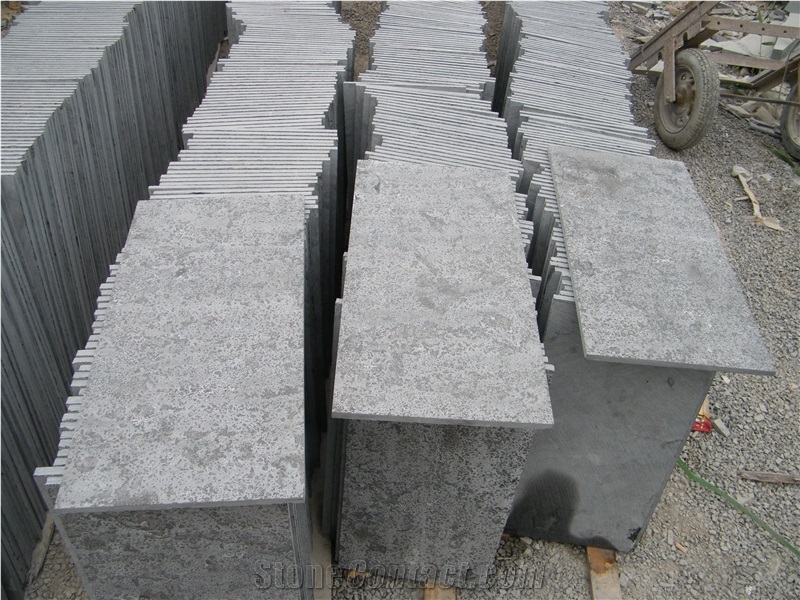 Shandong Blue Limestone Slabs, Limestone Tiles
