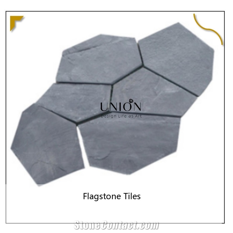 UNION DECO Decorative Slate Random Natural Flagstone Tiles
