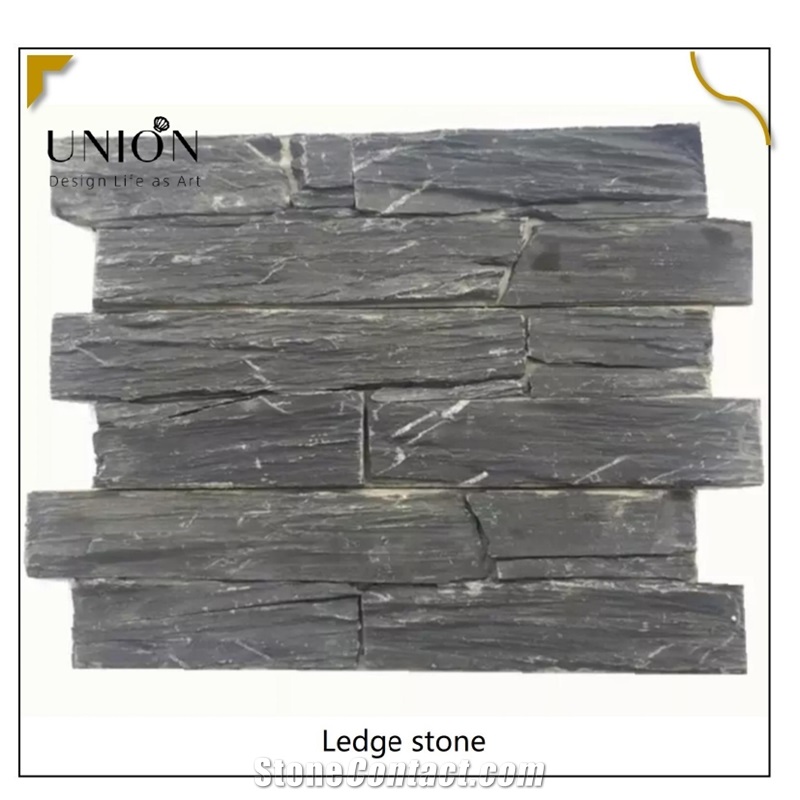 UNION DECO Exterior Wall Slate Stone Panel Ledger Stones