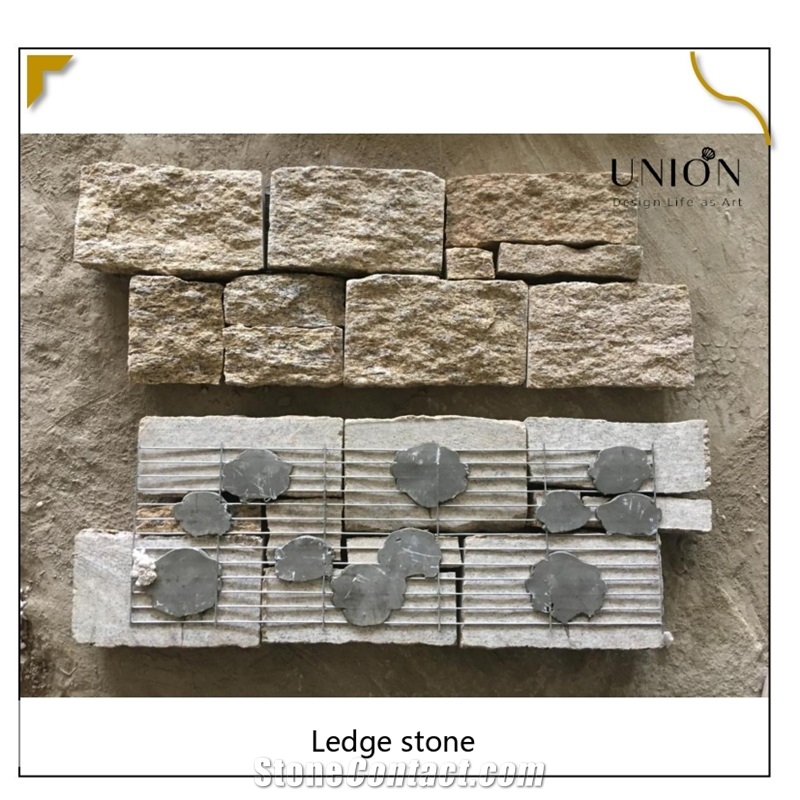 UNION DECO Natural Granite Cladding Stone Ledger Stone Panel