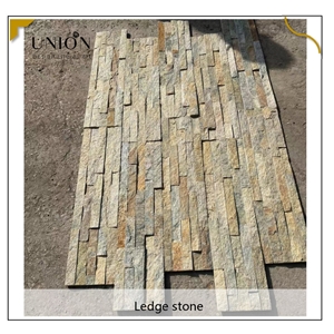 UNION DECO Natural Quartzite Rusty Wall Stacked Stone Tiles