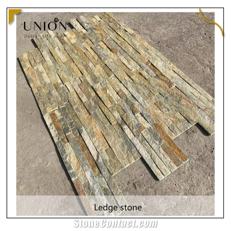 UNION DECO Z Shape Interlock Quartzite External Wall Stone