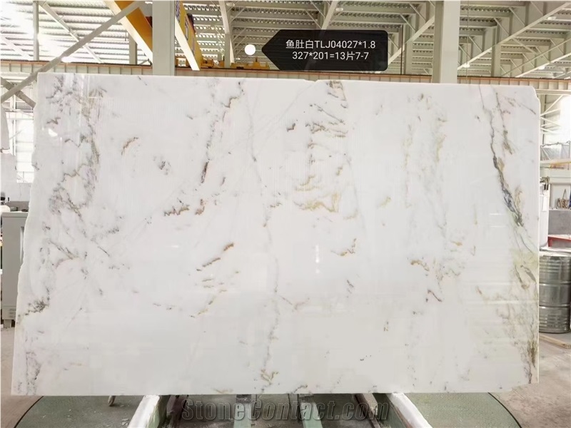 China Calacatta White Marble Stone Slabs