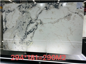 Caribbean Island Marble, Oyster White; Dover White