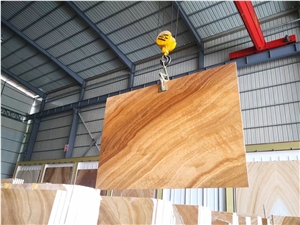 Golden Wood Vein Marble Slabs