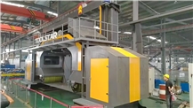 Multi Wire Saw Block Cutting Machinery For Granite Block Into Slabs