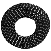 Rubber/Rubber+Spring Diamond Wire Saw For Granite Quarries