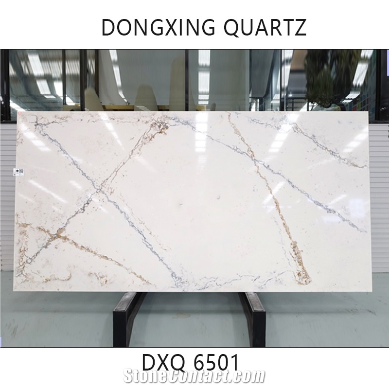 DXQ6501 Carrara White Artificial Stone Large Size
