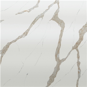 DXQ6540 Calacatta Gold Vein Artificial Marble Quartz Stone