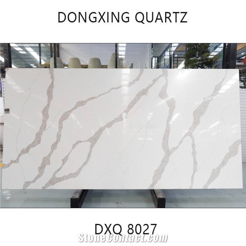 DXQ8027 Carrara Gold Artificial Quartz Stone