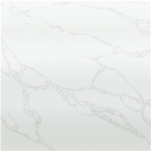 DXQ8028 Calacatta White Artificial Marble Quartz Stone