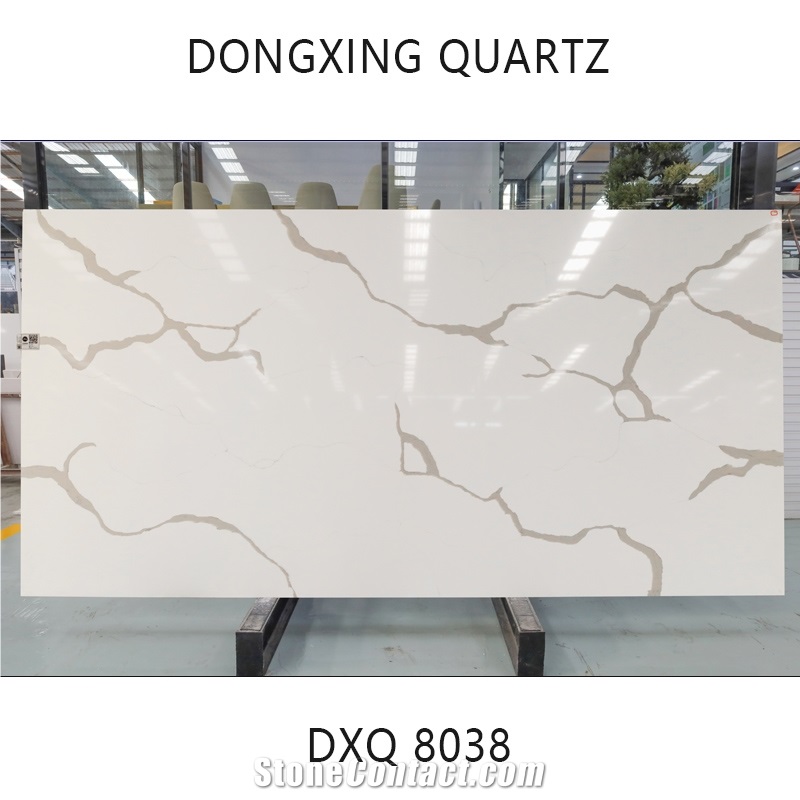 DXQ8038 Carrara Gold Modern Quartz