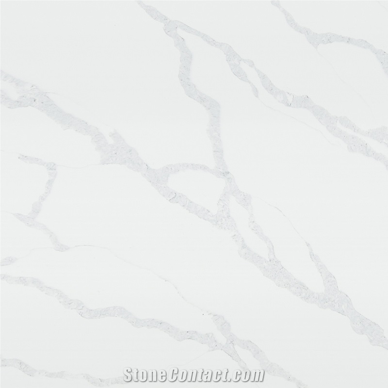 DXQ9021 Calacatta Light Grey Modern Quartz Tile