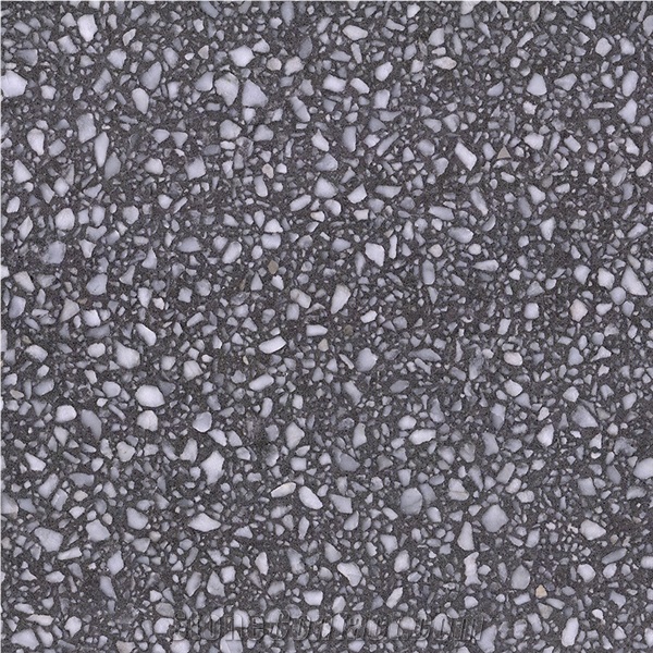 DXW206 Italian Grey Color Terrazzo Slab Tile