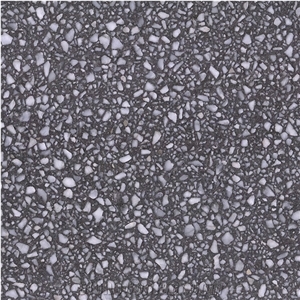 DXW206 Italian Grey Color Terrazzo Slab Tile