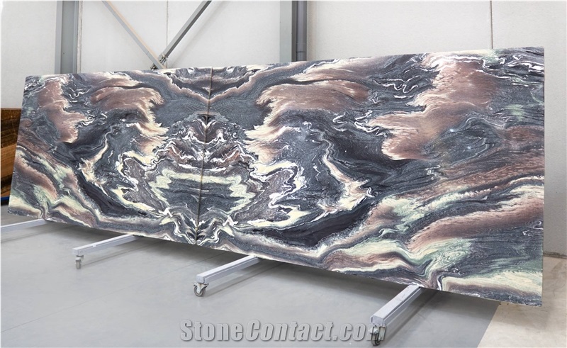 Cipollino Ondulato Marble In Slabs 2 Cm And Bookmatched