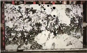 Brazil Alaska White Granite Large Slabs For Interior Design