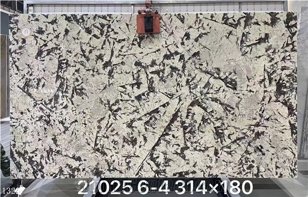 Brazil Alpinus Granite White Big Size Slabs 2.0Cm Polished