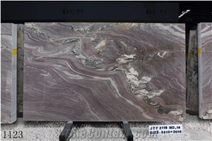 Brazil Aquarella Quartzite Purple Large Size Slabs Polished