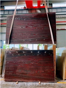 Brazil Iron Red Granite Big Size Polished Bar Counter