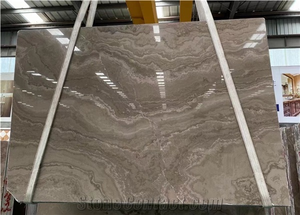 Canada Magic Brown Marble Polished Standard Size Slabs Tile