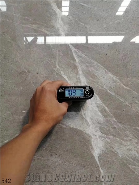 China Kasiki Grey Marble Large Size Slabs For Outdoor Design