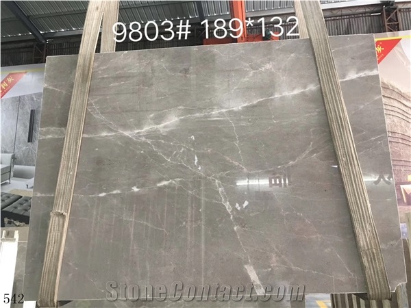 China Kasiki Grey Marble Large Size Slabs For Outdoor Design