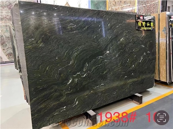 Emerald Wave Green Quartzite Slab