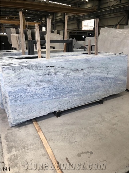 Garda Crystal Blue Marble Slab Tile