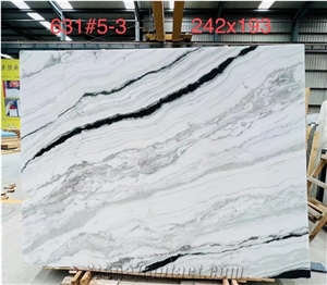 India Sonal White Marble 1.8Cm Polished Standard Size Slabs
