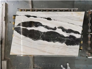 India Sonal White Marble Standard Slabs For Living Room Use