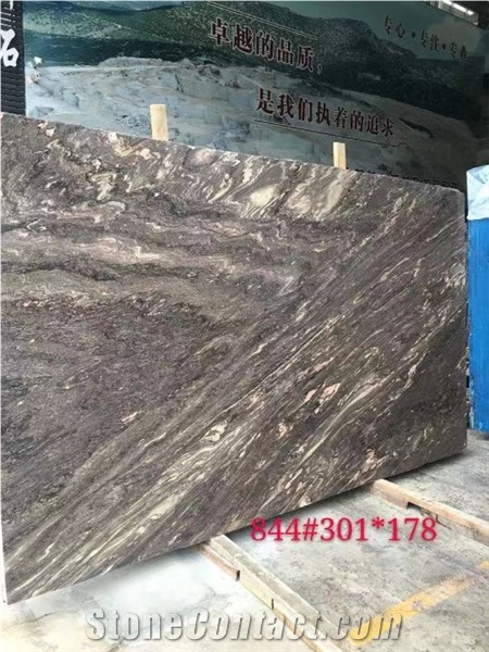 Italy French Purple Marble Polished Standard Size Slabs Tile