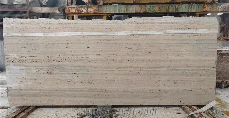 Italy Silver Florence Travertine Slab For Outdoor Wall