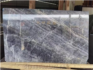 Turkey Hermes Grey Marble Standard Size Slabs Tile Polished