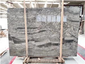 Turkey Silver Breccia Marble Polished Slabs For Living Room