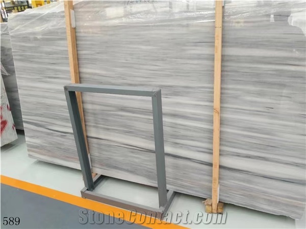 Victoria Gray Marble Slab Wall Tile