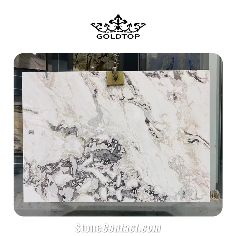 GOLDTOP OEM/ODM Dover White Marble Commercial Tables