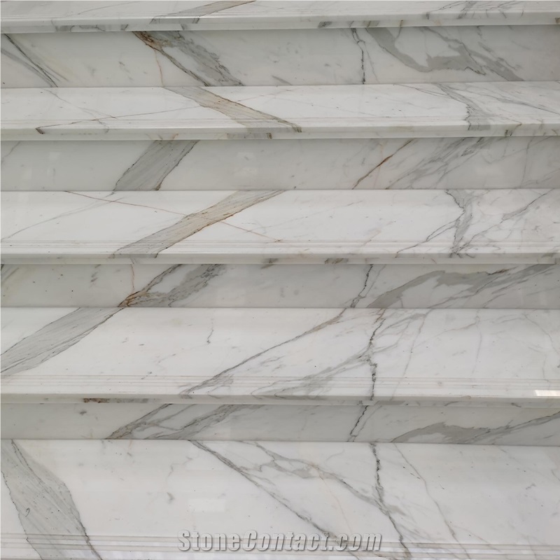 GOLDTOP OEM/ODM Marmer Calacatta Marble Polished Tiles