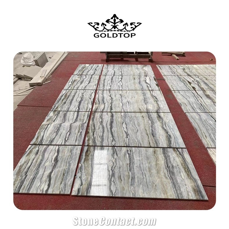 High Quality China Palissandro Blue Marble Slabs For Floor