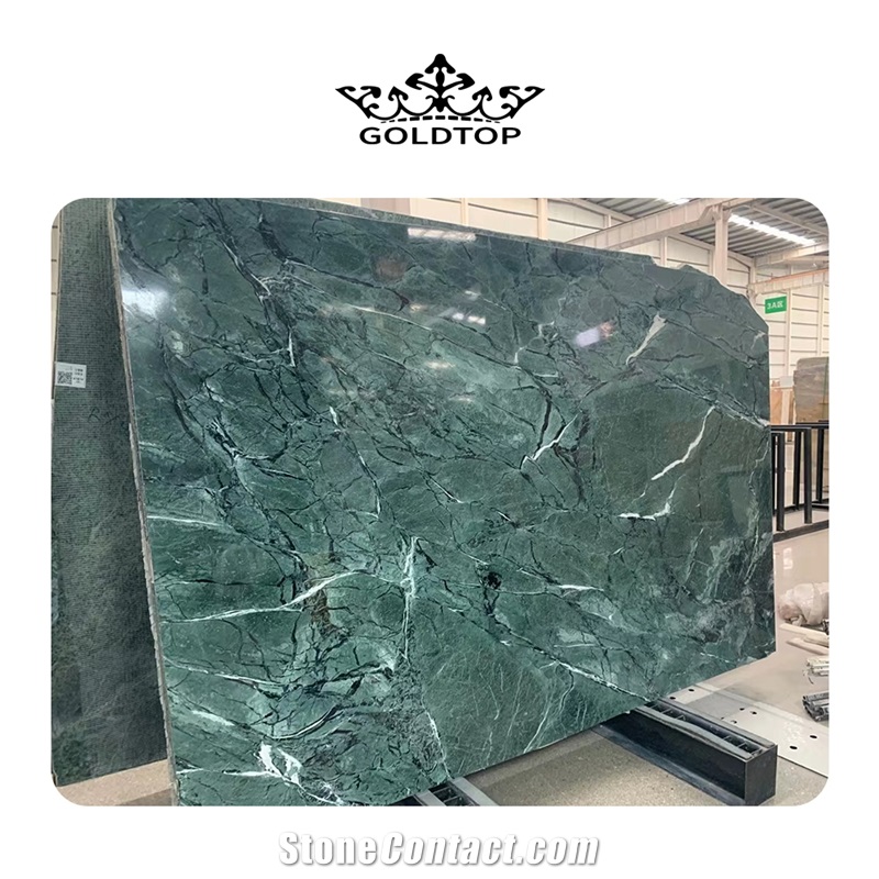 Luxury Polished Taiwan Green Marble Slabs