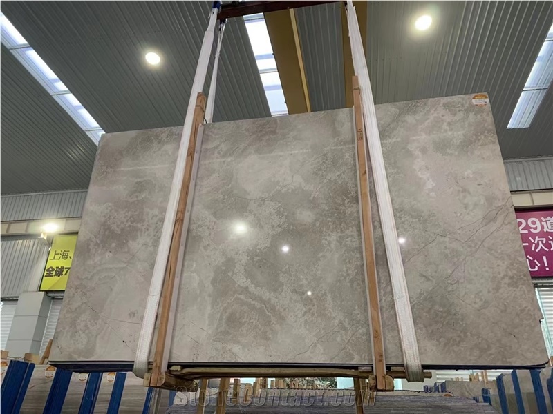 Modern Style Ink Cloud Gauze Marble Slabs For Kitchen