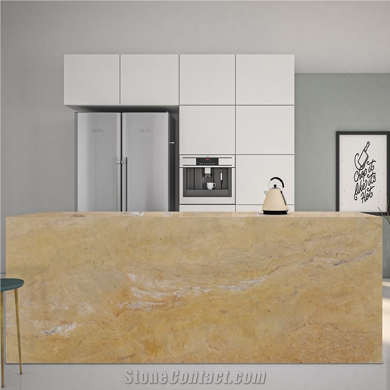Natural Marble Venice Gold Marble Slab For Vanity Top