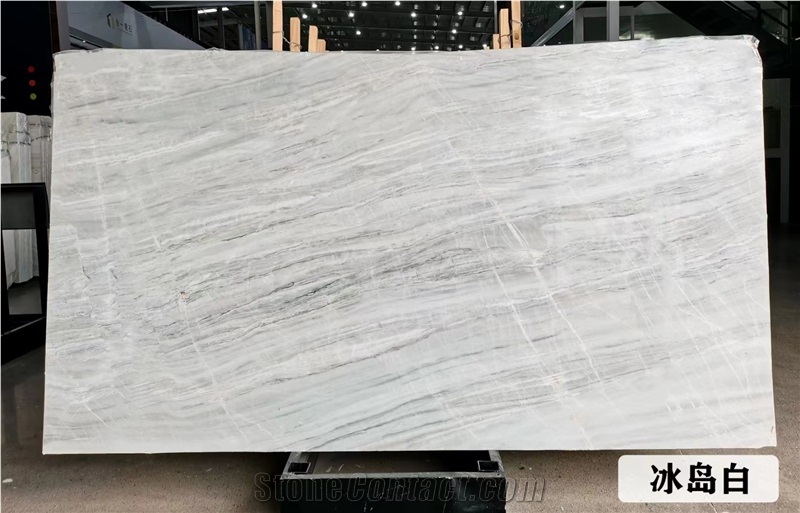 Wholesale In Stock Icelandic Wood White Marble Stairs