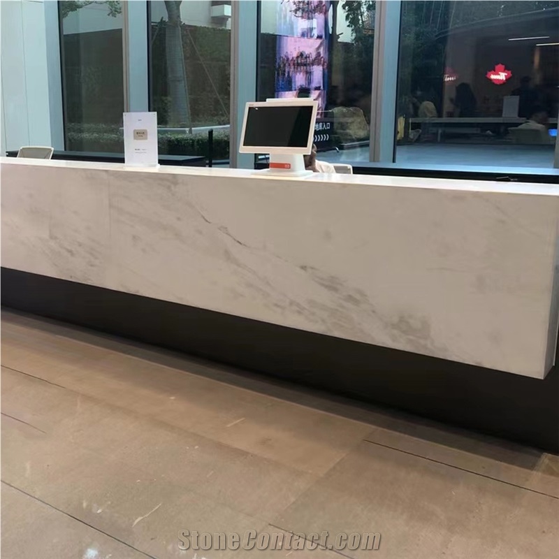 Wholesale Namibia White Marble Commercial Counters